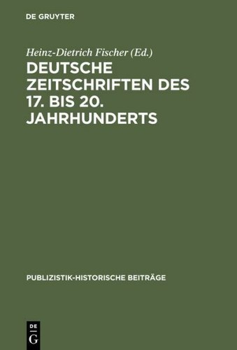 Deutsche zeitschriften des - des, 17