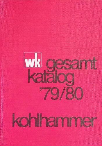 Gesamtkatalog bücher - '79/80,