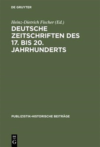 Deutsche zeitschriften des - zeitschriften,