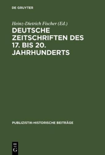 Deutsche zeitschriften des - deutsche,